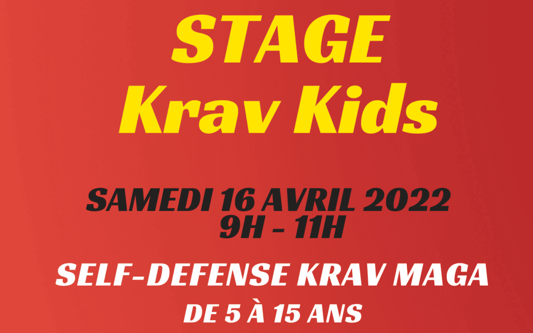 STAGE DE SELF-DEFENSE KRAV MAGA POUR ENFANTS