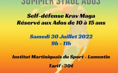 STAGE SELF-DÉFENSE KRAV MAGA POUR LES ENFANTS – JUILLET 2022