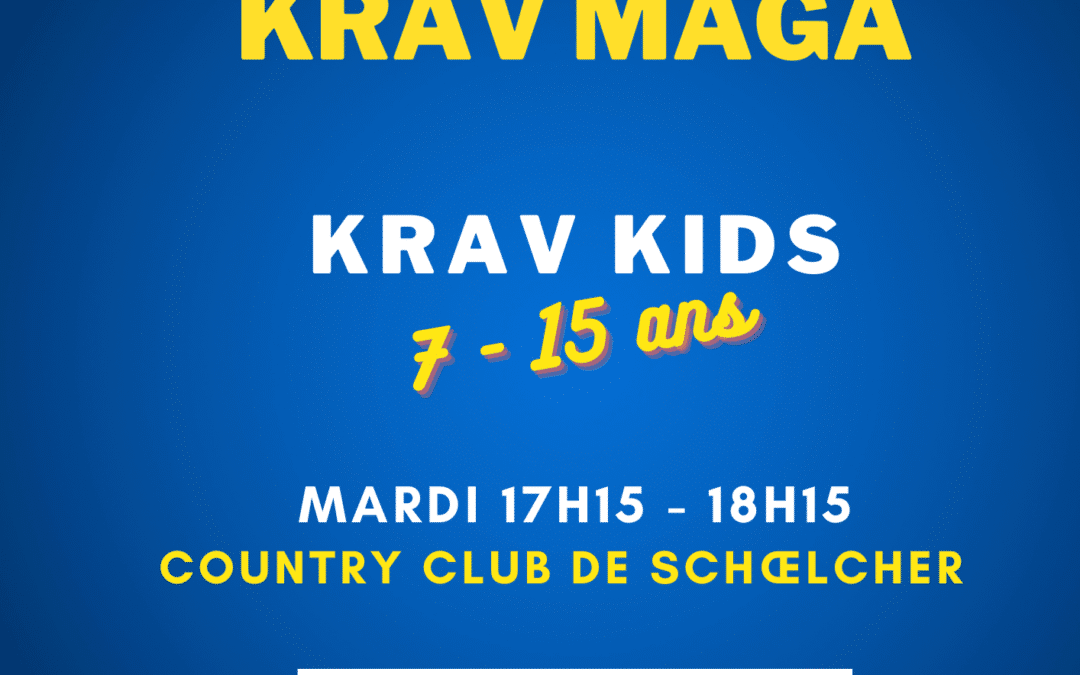 KRAV KIDS COUNTRY CLUB DE SCHŒLCHER AVRIL 2023