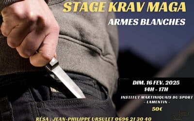 Stage de self-défense Krav Maga – Armes blanches