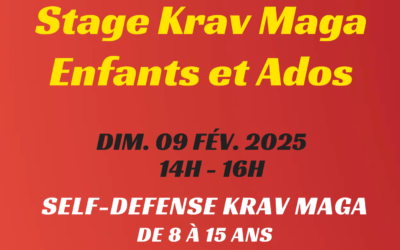 Stage de self-défense Krav Maga pour Enfants et Ados